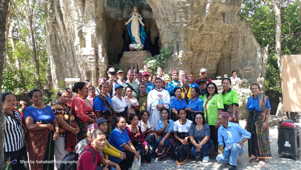 Rayakan Tahun Yubileum 2025, Umat Paroki St Mikhael Noa Berziarah ke Gua Maria