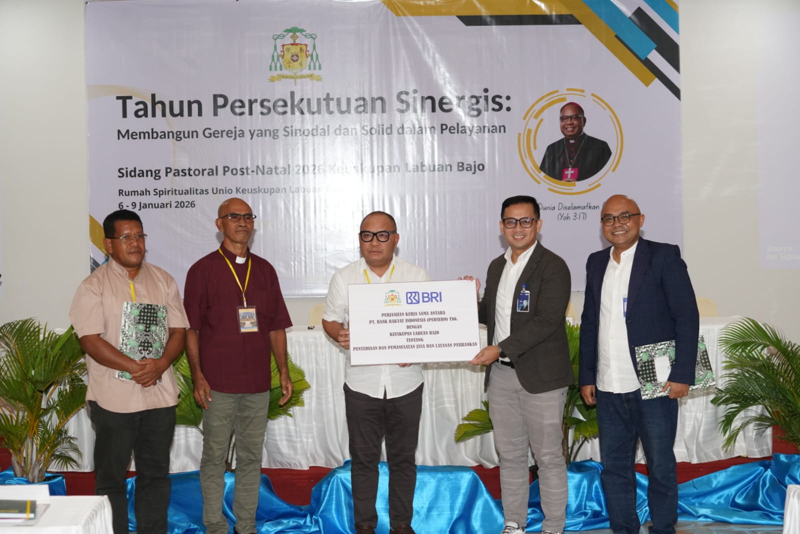 Perkuat Tata Kelola Keuangan, Keuskupan Labuan Bajo Gandeng BRI Gunakan Sistem CMS