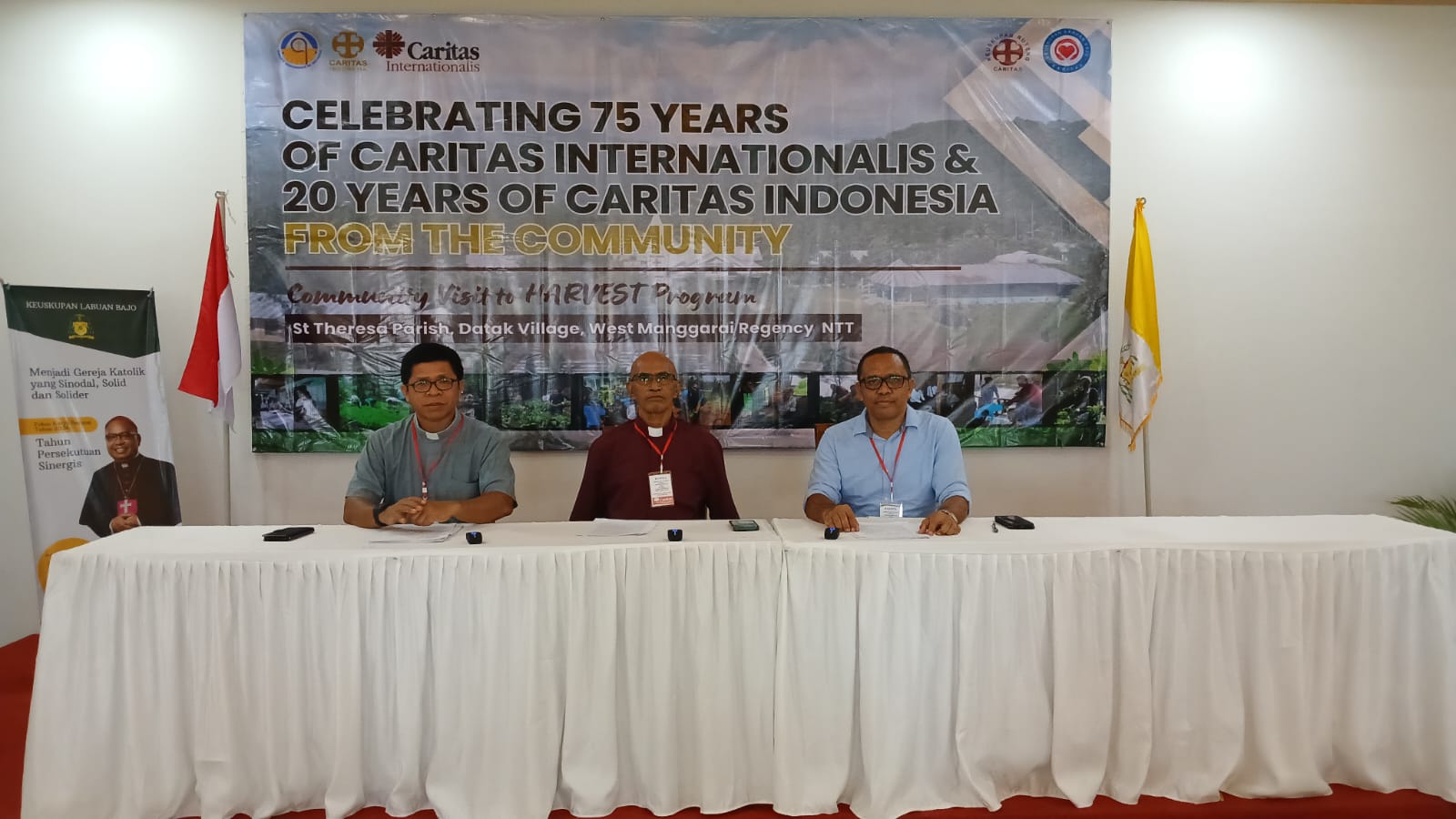 PRESS RELEASE: Keuskupan Labuan Bajo Manggarai Barat Menjadi Tuan Rumah Perayaan Yubileum 75 Tahun Caritas Internationalis dan Ulang Tahun ke-20 Caritas Indonesia