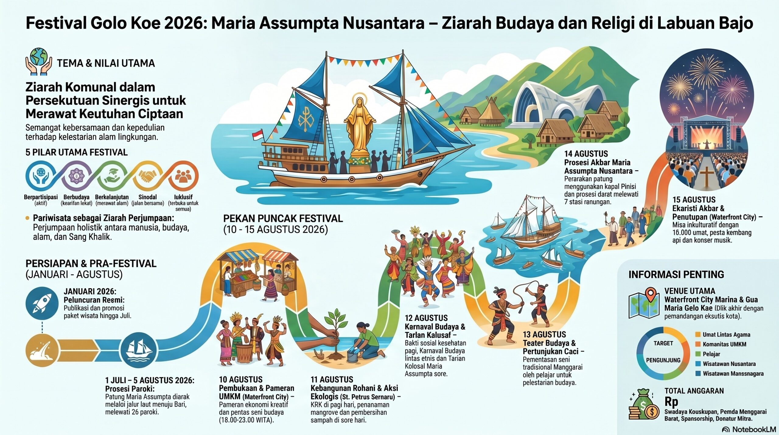 Tema Festival Golo Koe 2026: Ziarah Komunal dalam Persekutuan Sinergis untuk Merawat Keutuhan Ciptaan